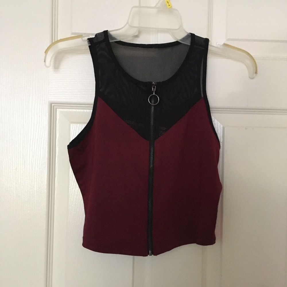 Zippered top